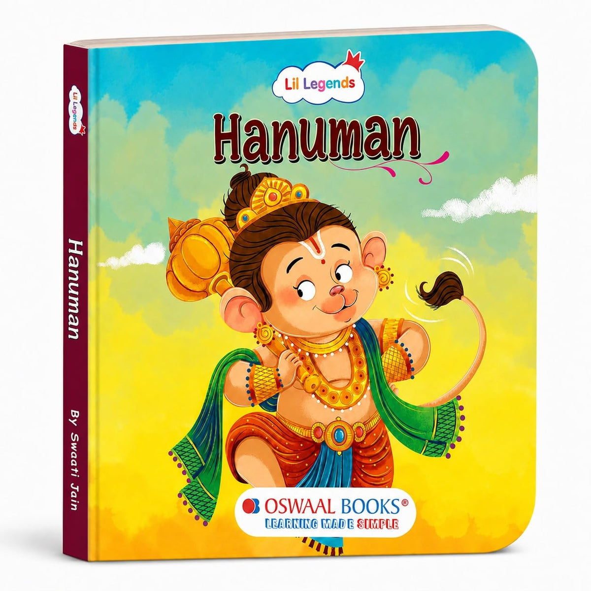 Lil Legends My Little Board Book of Mythological Tales of Lord Hanuman for Kids Age 3+ Years