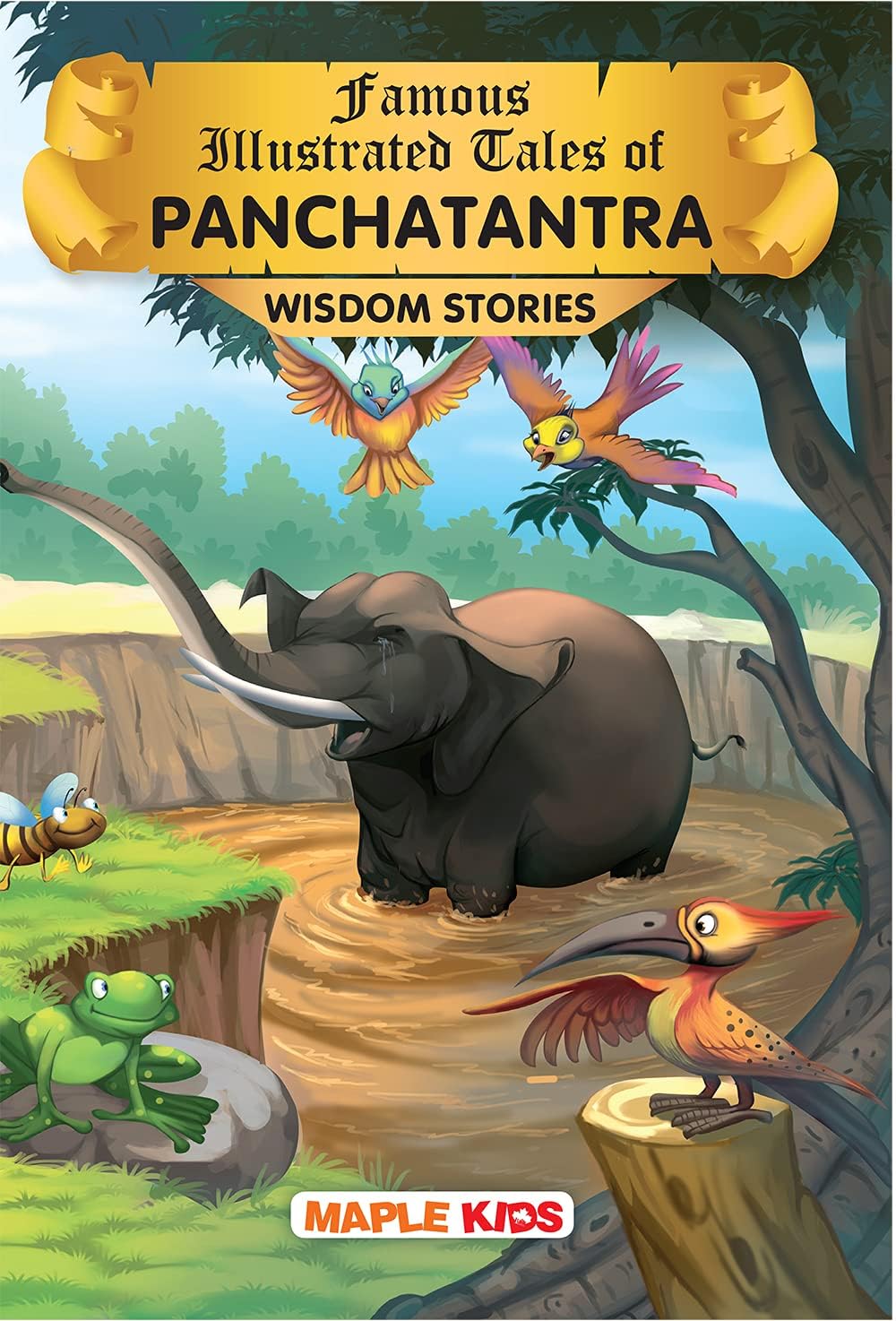 Famous Illustrated tales of Panchatantra - Wisdom Stories (Illustrated)