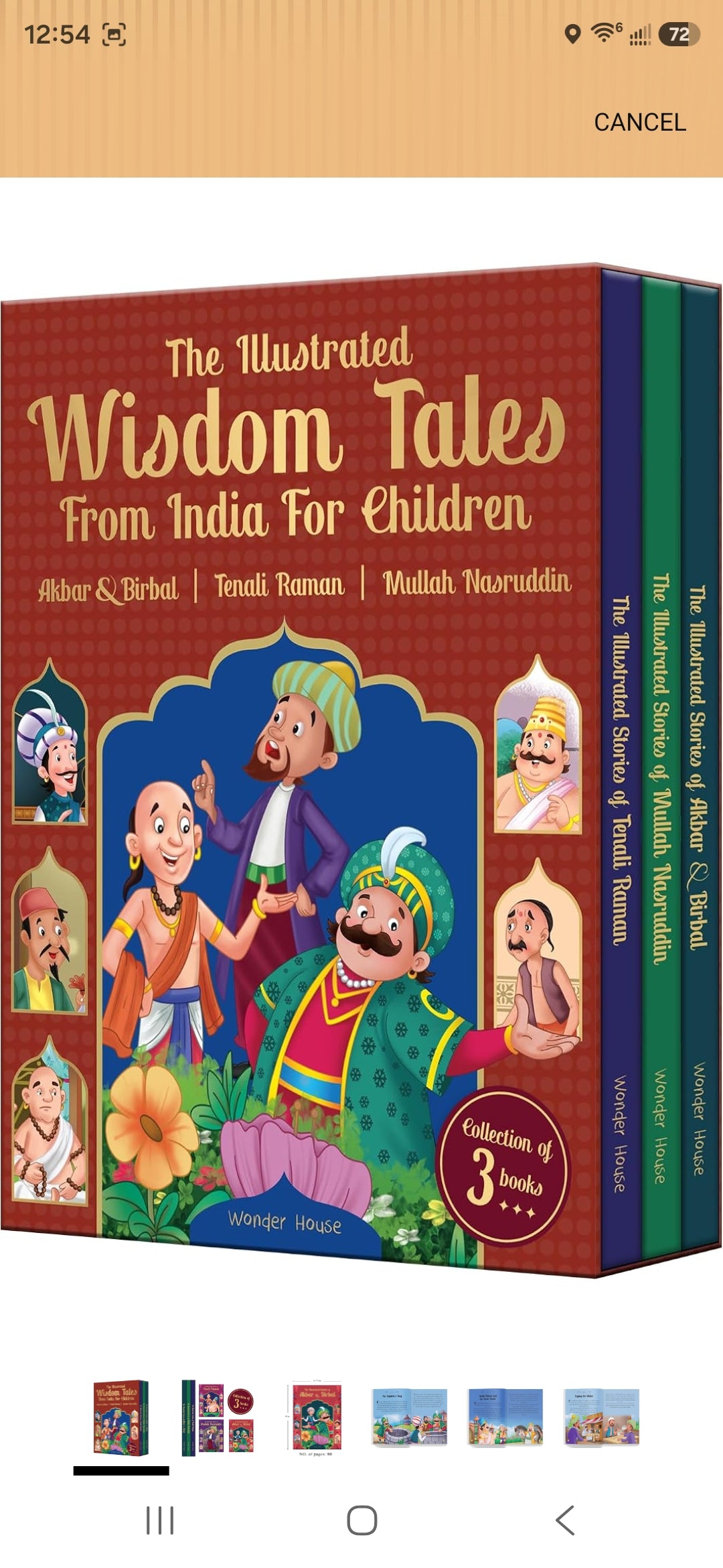 The illustrated Wisdom Tales from India for Children - 3 in One Pack
